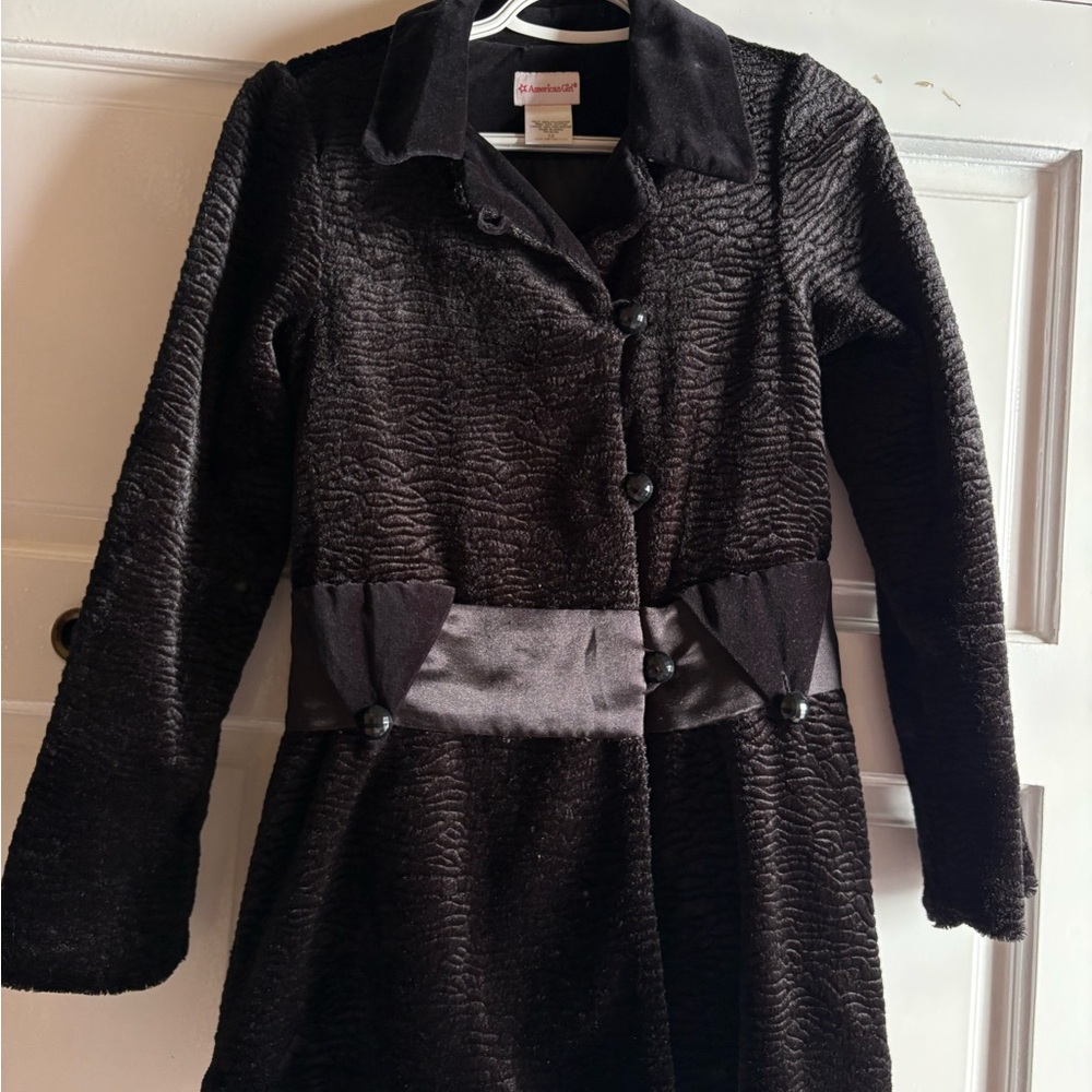 American Girl Elegant Black Teddy Jacket